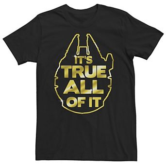 Big & Tall Star Wars Falcon Golden Truth Tee