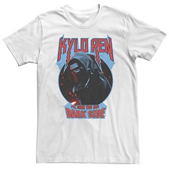 Big & Tall Star Wars The Force Awakens Kylo Ren Show You The Dark Side Tee