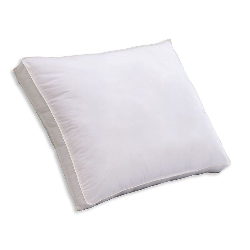 Chamomile Scented Gusset Cotton Pillow, White, Standard