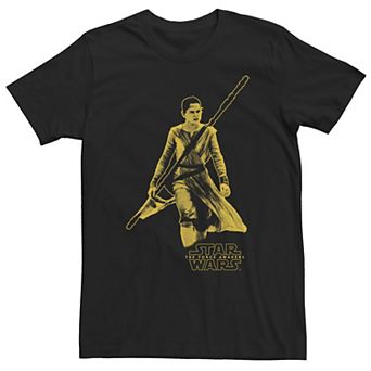 Big & Tall Star Wars Rey Episode 7 Tonal Color Pop Tee