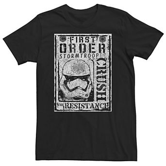 Big & Tall Star Wars Stormtrooper Crush Poster Tee