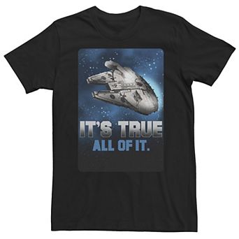Big & Tall Star Wars Falcon Space Truth Tee