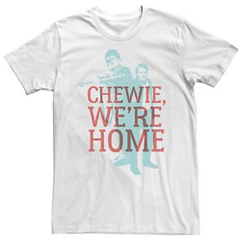 Big & Tall Chewie Han Overlay Star Wars Tee