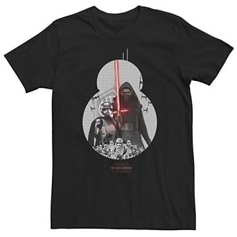 Big & Tall Star Wars BB-8 Group Silhouette Fill Tee