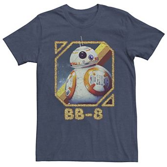 Big & Tall Star Wars BB-8 Retro Roller Stripe Tee