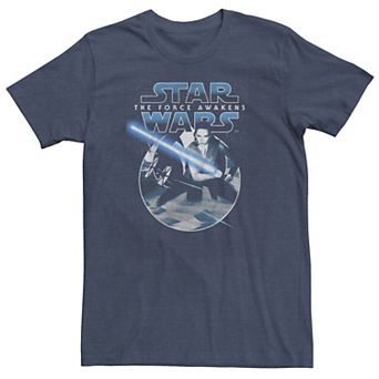 Big & Tall Star Wars Rey Episode 7 Lightsaber Awakens Tee