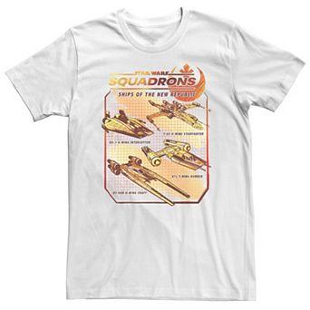Big & Tall Star Wars: Squadrons Ships Of The New Republic Tee