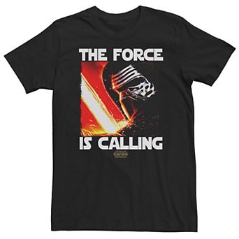 Big & Tall Star Wars The Force Awakens Kylo Ren The Force Is Calling Tee