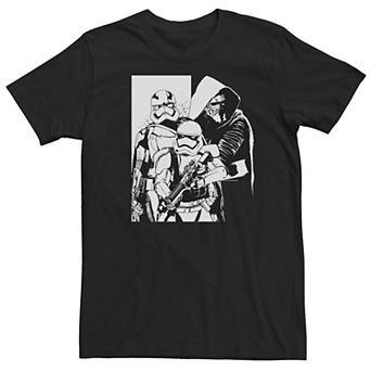 Big & Tall Star Wars Half Line Villain Poster Tee