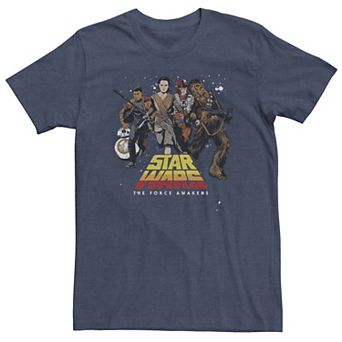 Big & Tall Star Wars The Force Awakens Good Guys Poster Tee