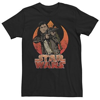 Big & Tall Star Wars Han Solo Episode 7 Rebel Tee