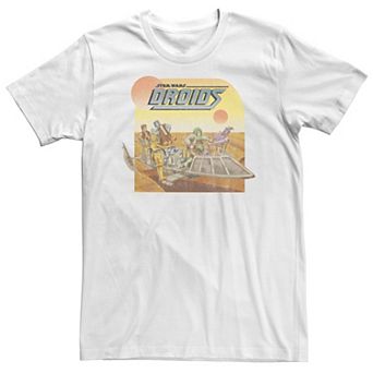 Big & Tall Star Wars Droid Group Sunset Tee