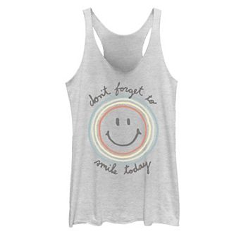 Juniors' Trendy Don't Forget to Smile Today Tank Top
