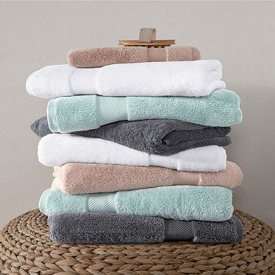 Classic Turkish Towels Genuine Cotton Soft Absorbent Luxury Becci 6 Piece Set With 2 Bath Towels, 2 Hand Towels, 2 Washcloths