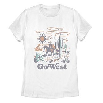 Juniors' "Go West" Landscape Tee