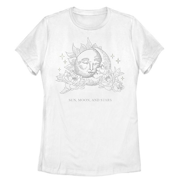 Sun moon and stars best sale t shirt