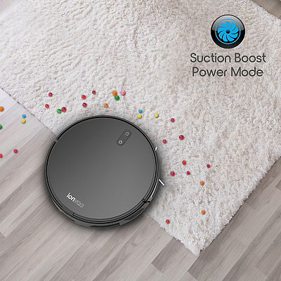 Ionvac Optimax Robovac, Smart Optics Robotic Vacuum with Wi-Fi and App/Remote Co outlet