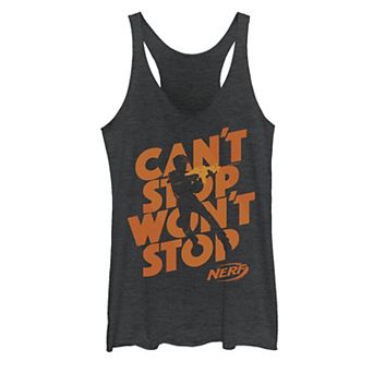 Juniors' Nerf "Can't Stop Won't Stop" Silhouette Tank Top