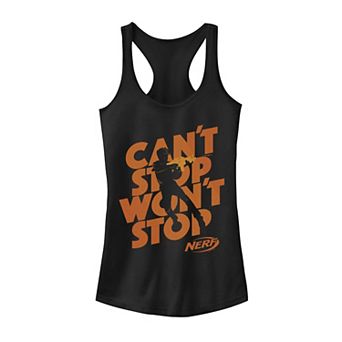 Juniors' Nerf "Can't Stop Won't Stop" Silhouette Tank Top