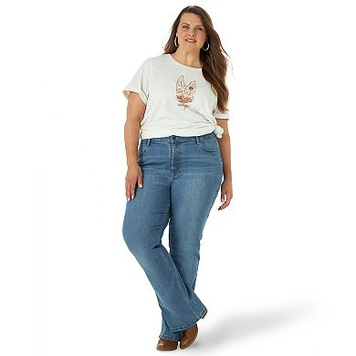 Plus Size Wrangler High Rise Bootcut Jeans