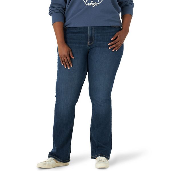 Plus Size Wrangler High Rise Bootcut Jeans