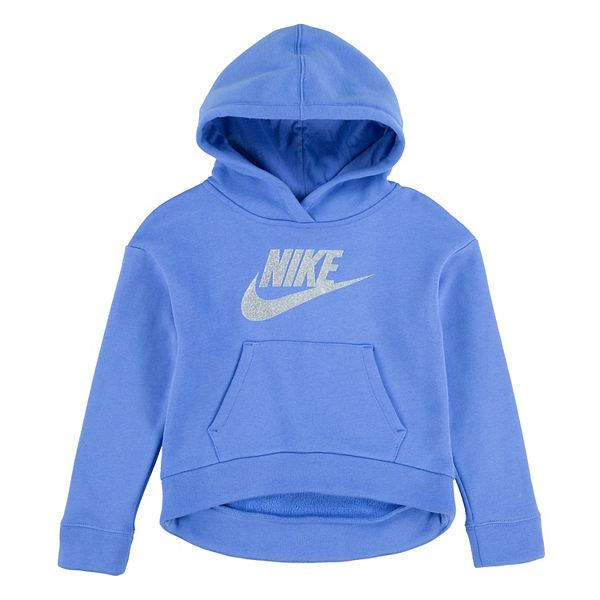 Toddler Girl Nike Futura Fleece High Low Pullover Hoodie