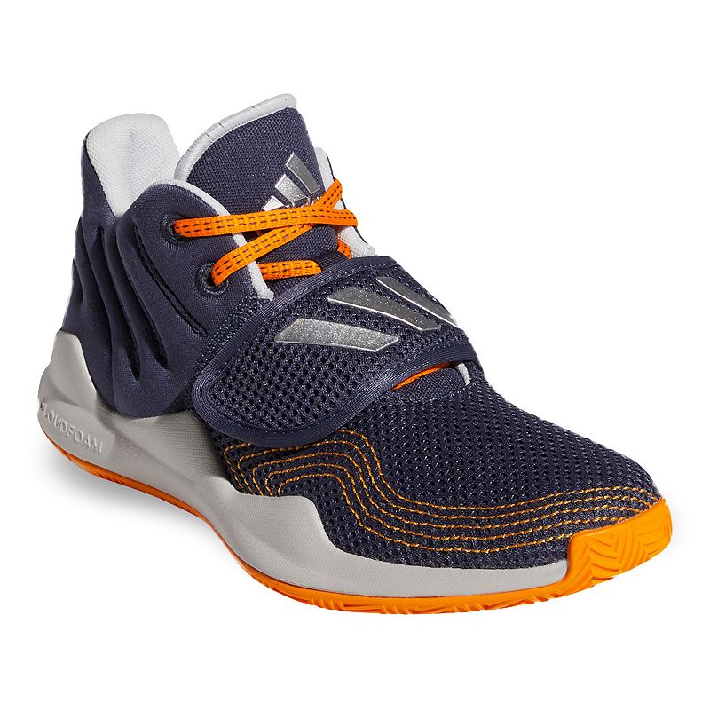 adidas Deep Threat Grade School Kids Basketball Shoes, Boys, Size: 6, Blu