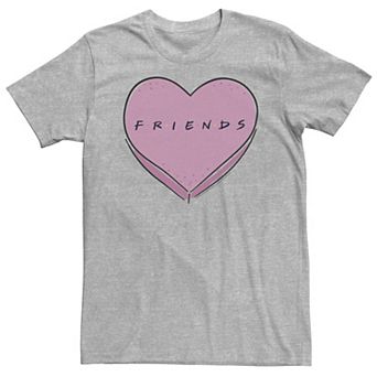 Big & Tall Friends Valentine's Day Candy Heart Logo Tee