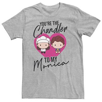 Big & Tall Friends Chibi You're The Chandler To My Monica Tee