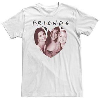 Big & Tall Friends The Girls Heart Portrait Tee