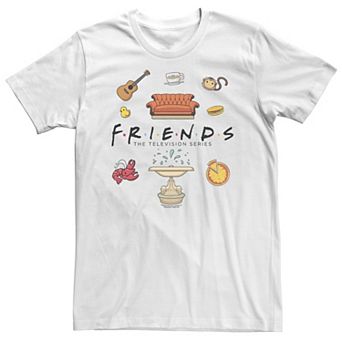 Big & Tall Friends Chibi Icon Jumble Tee