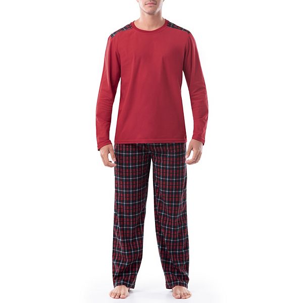 Men's IZOD Fleece Top & Pants Pajama Set