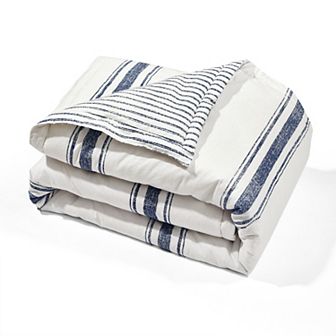 Lush Decor Farmhouse Stripe Throw