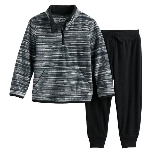 Toddler Boy Jumping Beans® Active Quarter Zip Pullover & Jogger Pants Set