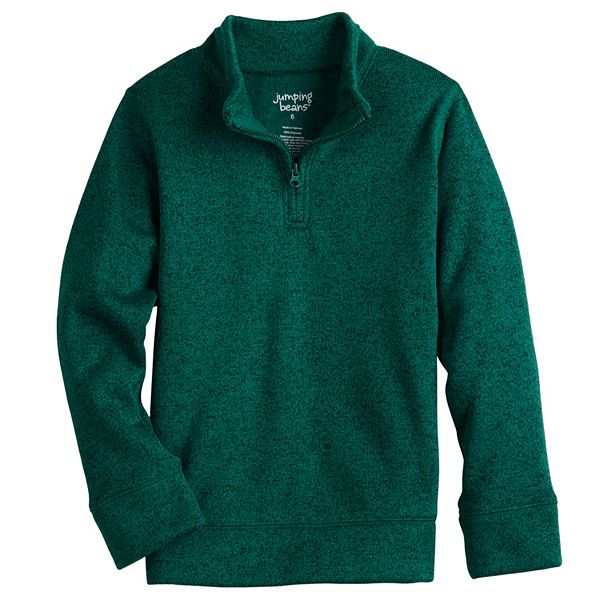 Boys 4-12 Jumping Beans® Sweaterfleece Quarter Zip Pullover