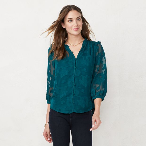 Women's LC Lauren Conrad Button Front Shirt