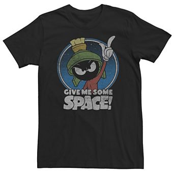 Big & Tall Looney Tunes Marvin The Martian Give Me Some Space Tee