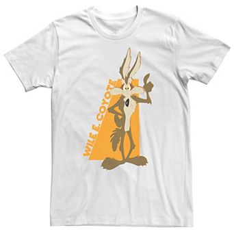 Big & Tall Looney Tunes Wile E. Coyote Orange Hue Portrait Tee