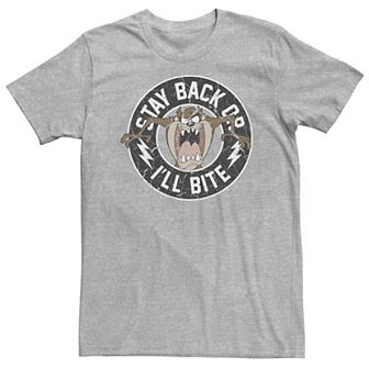 Big & Tall Looney Tunes Taz Stay Back Or I'll Bite Tee