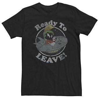 Big & Tall Looney Tunes Marvin The Martian Ready To Leave Tee