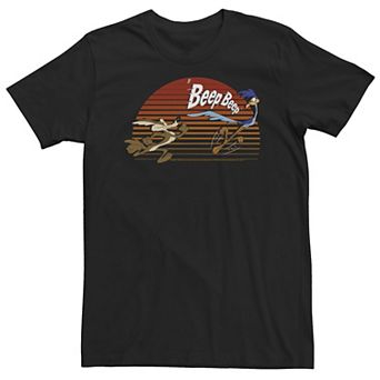 Big & Tall Looney Tunes Wile E. Coyote & Road Runner Beep Beep Chase Tee