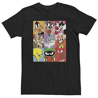 Big & Tall Looney Tunes Group Shot Comic Box Up Tee