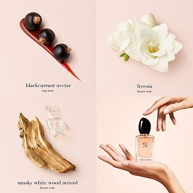 Si Eau de Parfum with Vanilla & Blackcurrant and Rose
