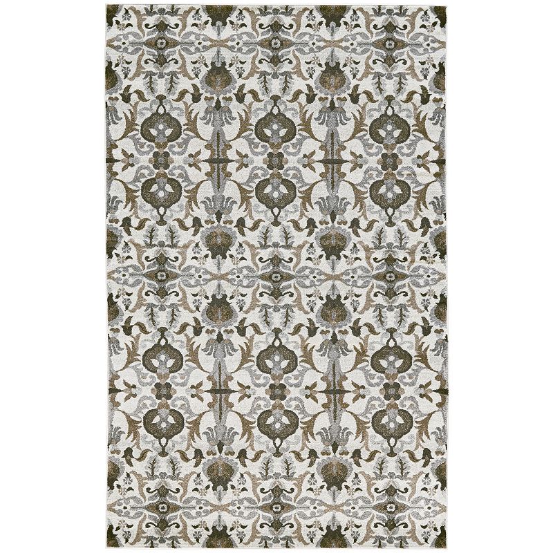 Weave & Wander Perry Gray Rug, Grey, 5X8 Ft