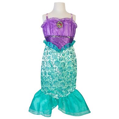 Disney Princess Ariel Girls Dress Costume