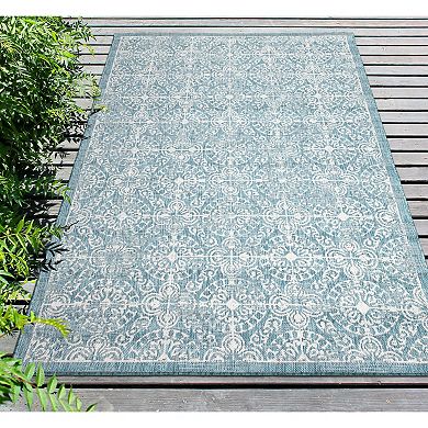 Liora Manne Carmel Antique Tile Indoor Outdoor Rug