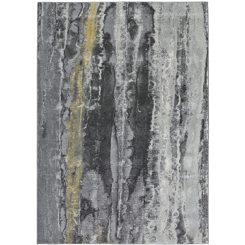 Weave & Wander Milania Gray Rug, Grey, 5X8 Ft