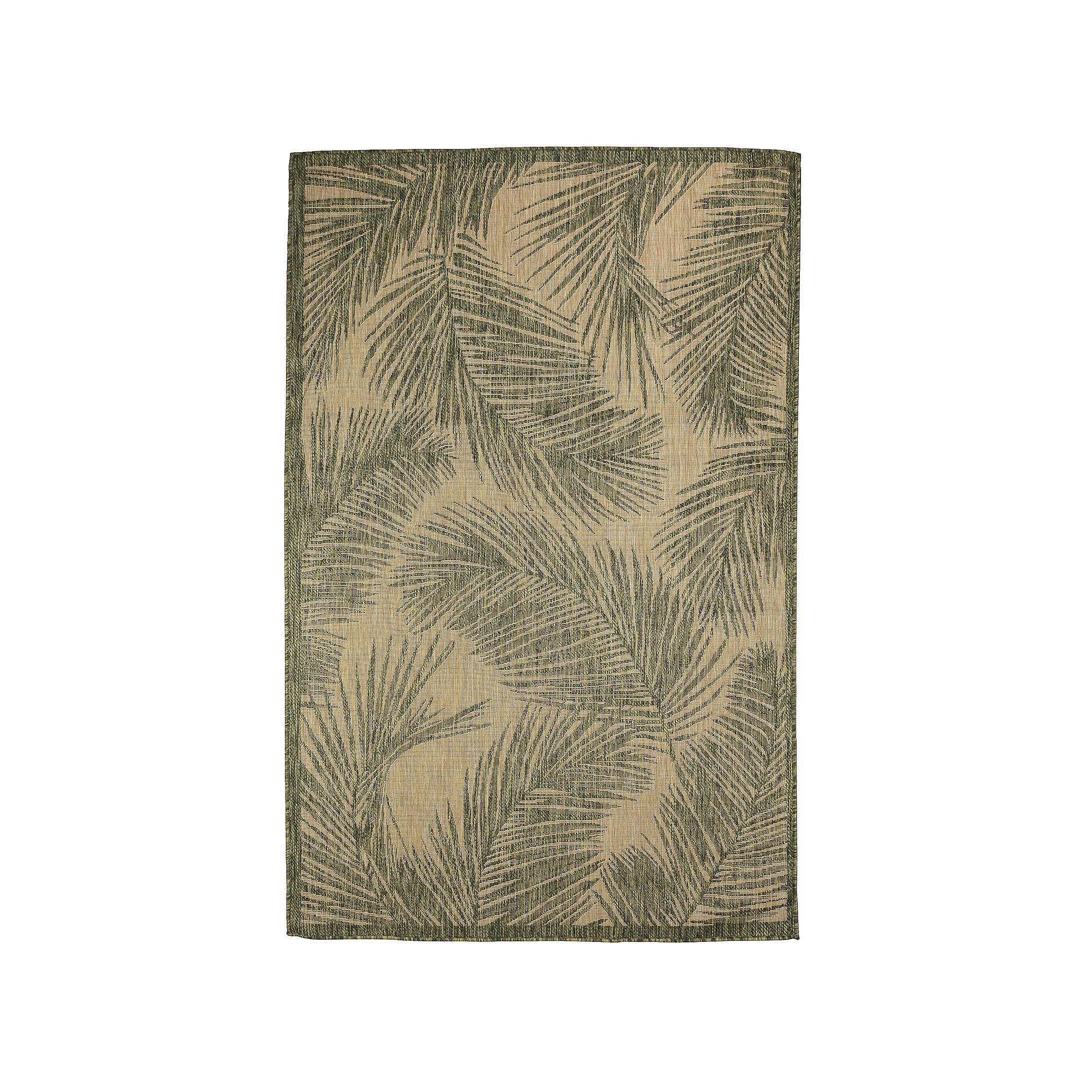 Liora Manne Carmel Fronds Indoor Outdoor Rug, Green