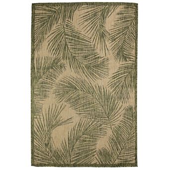 Liora Manne Carmel Fronds Indoor Outdoor Rug
