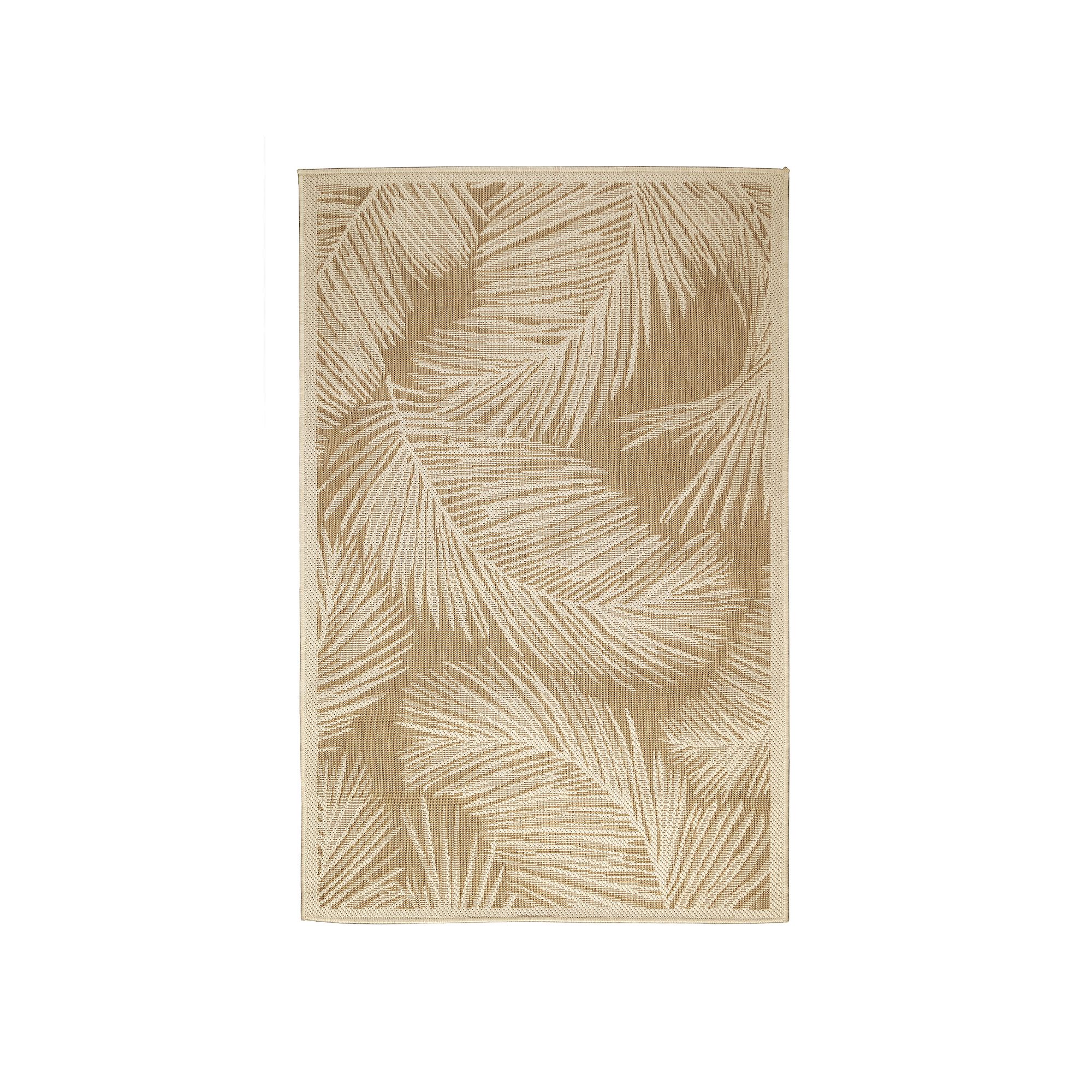 Liora Manne Carmel Fronds Indoor Outdoor Rug, Brown